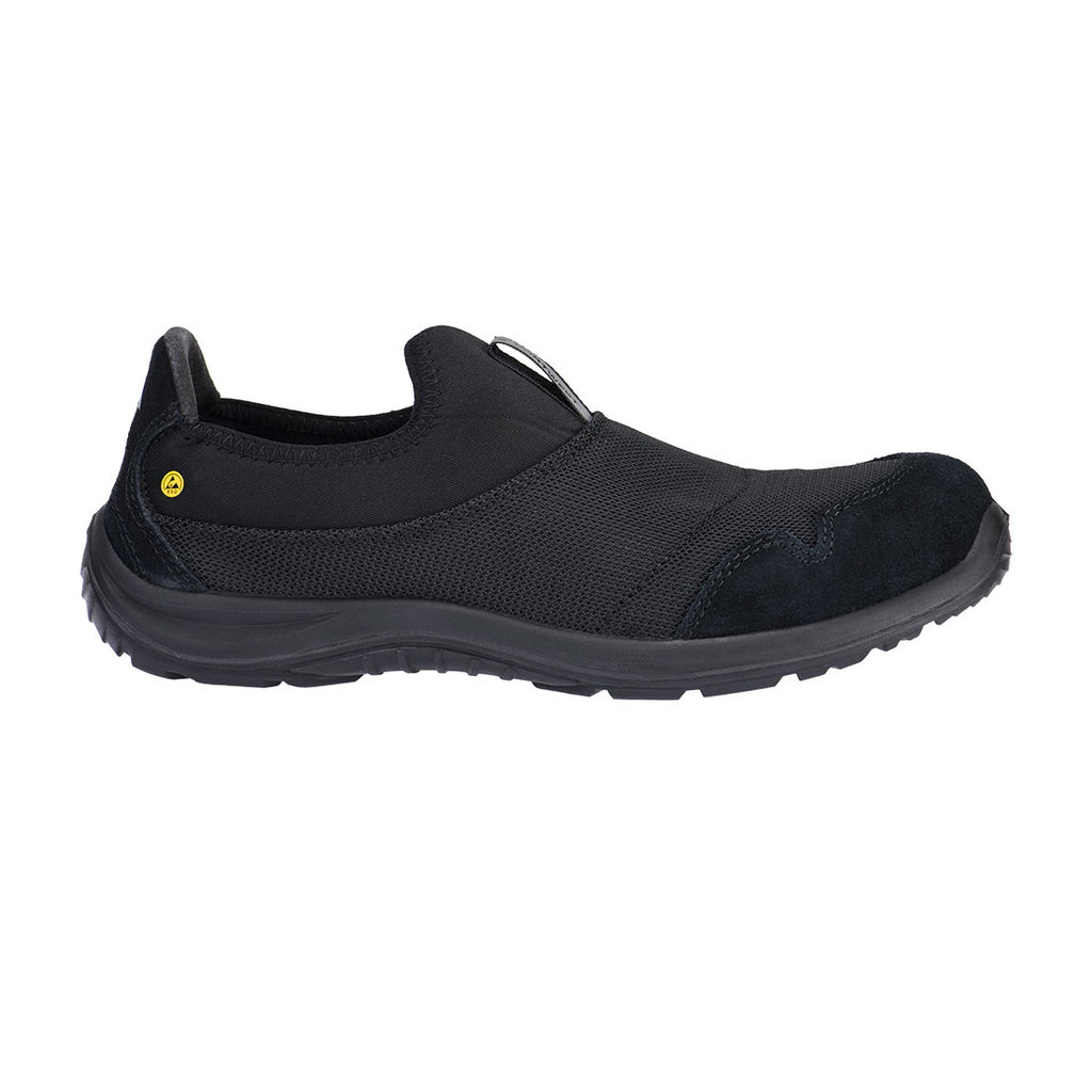SteelTekstiili Slip On turvakenkä S1P FO ESD ESD - Musta