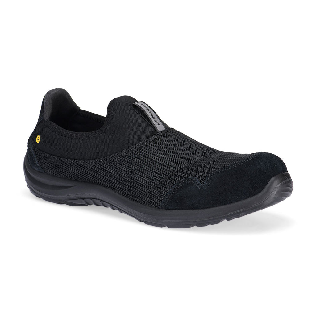 SteelTekstiili Slip On turvakenkä S1P FO ESD ESD - Musta