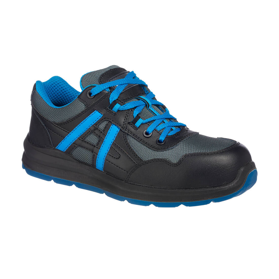 Portwest Compositelite Mersey lenkkari S1P - Musta/Sininen