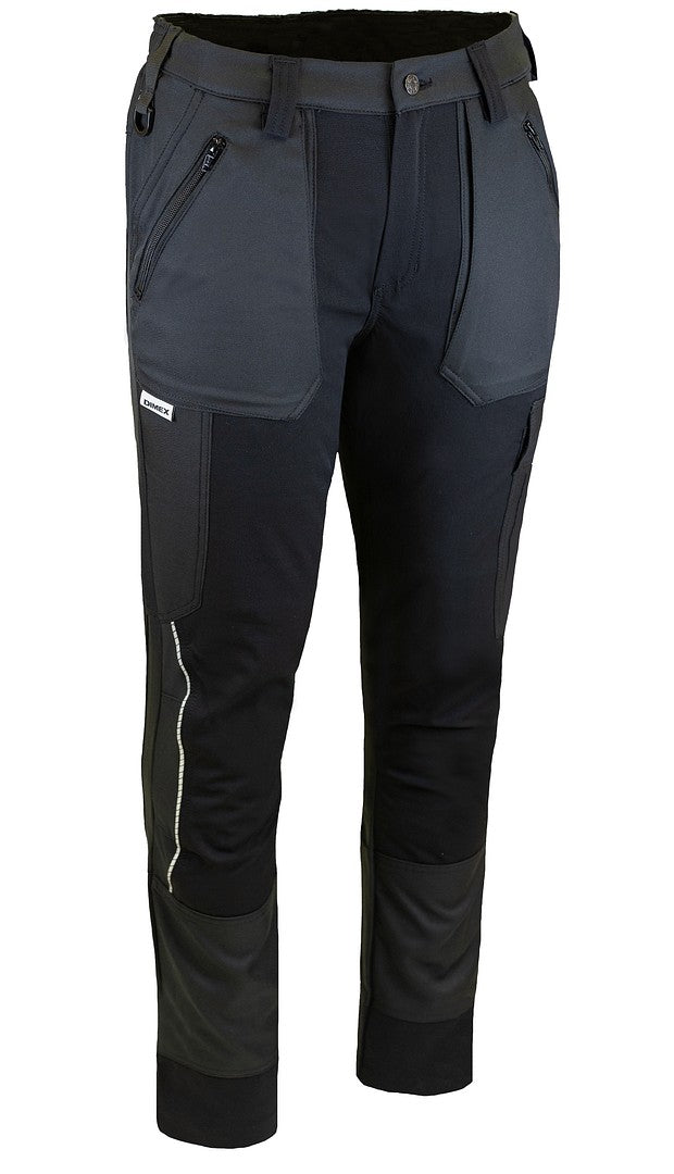 Superstretch-housut – 6068 - Musta/Harmaa