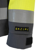 MultiChem takki – 6446 - HV-keltainen/Harmaa