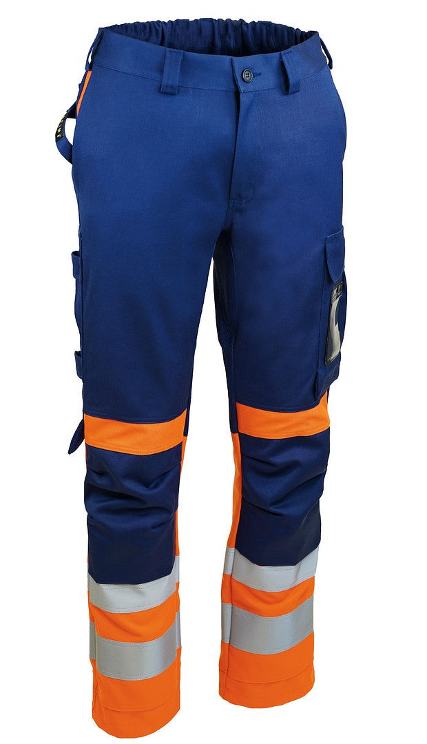 MultiChem housut – 6447 - HV-oranssi/Tummansininen