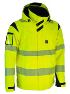 Turva kuoritakki – 6066 - HV-keltainen/Musta