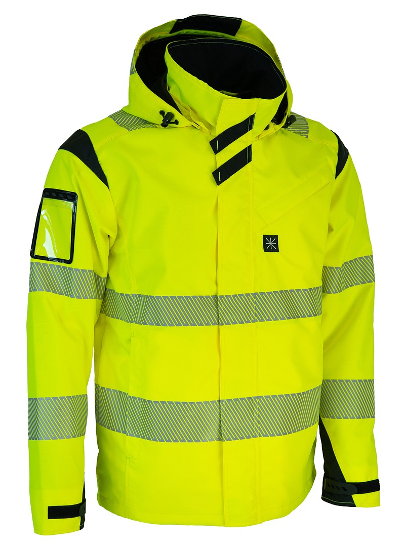 Turva kuoritakki – 6066 - HV-keltainen/Musta