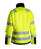 Naisten turva takki – 6182 - HV-keltainen/Musta