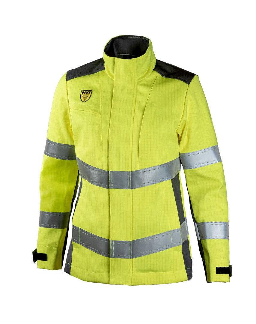 Naisten MultiChem takki – 2334M - HV-keltainen/Harmaa