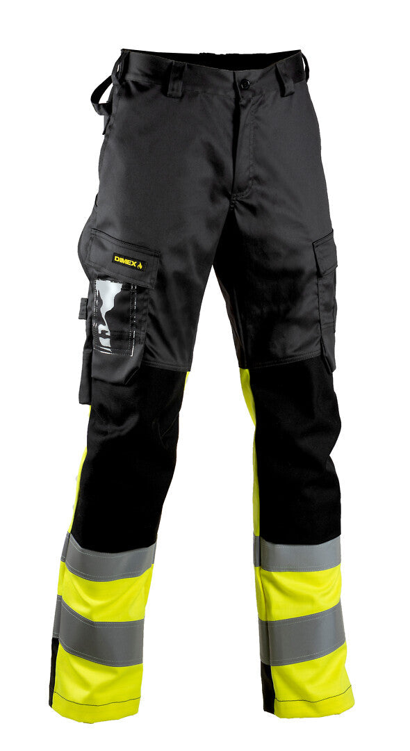 MultiStretch housut – 6112 - HV-keltainen/Harmaa