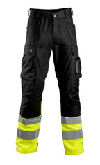 Turva housut – 6183 - HV-keltainen/Musta