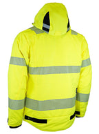 Turva talvikuoritakki – 60591 - HV-keltainen/Musta