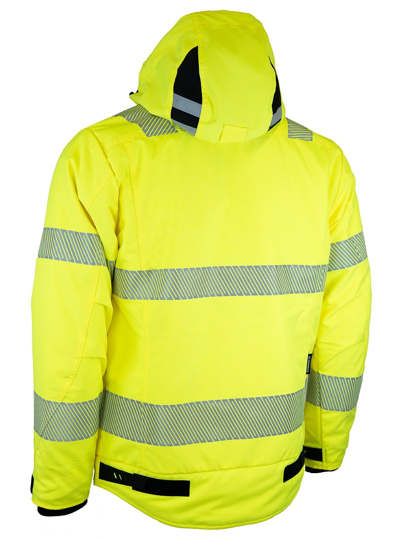 Turva talvikuoritakki – 60591 - HV-keltainen/Musta