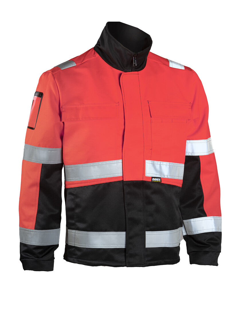 Turvatakki – 5940 - HV-punainen/Musta