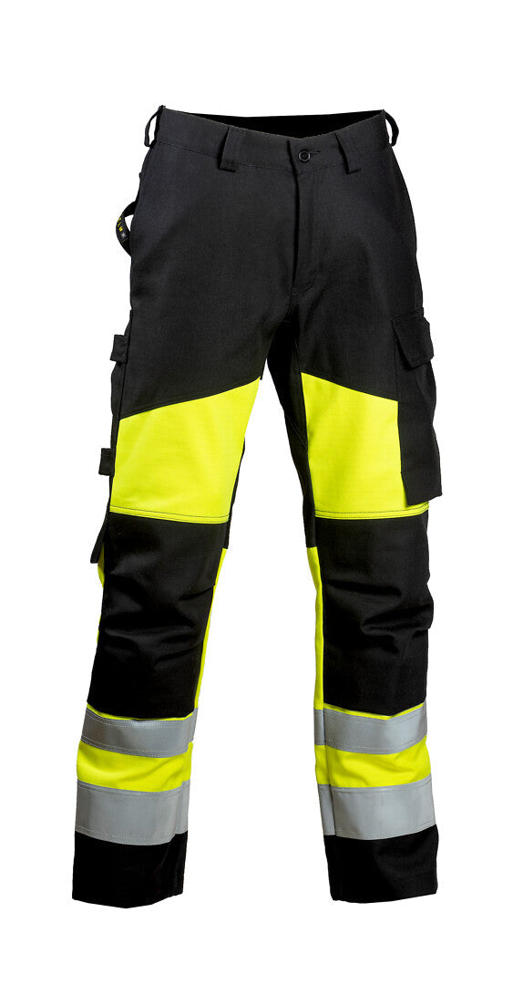Multi housut – 6432 - HV-keltainen/Harmaa