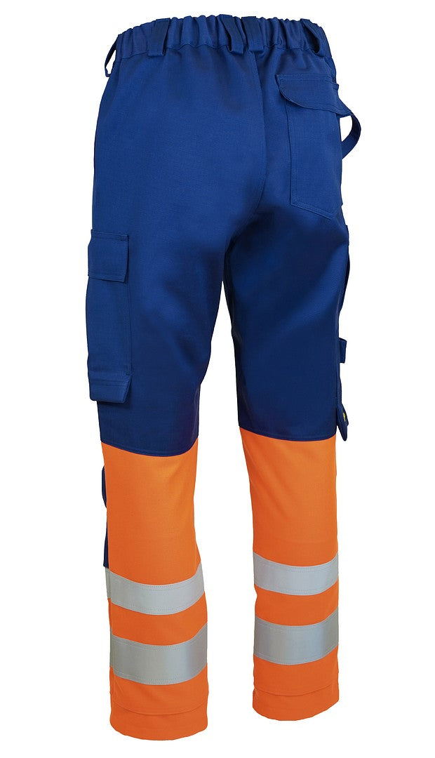 MultiChem housut – 6447 - HV-oranssi/Tummansininen