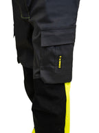 MultiStretch haalari – 6215 - HV-keltainen/Harmaa