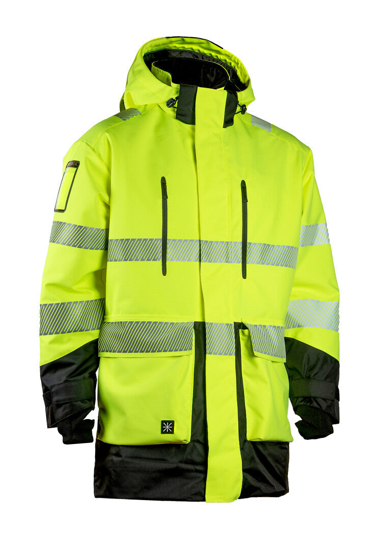 Turva talviparka – 6159 - HV-keltainen/Musta
