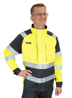 MultiStretch takki – 6124 - HV-keltainen/Harmaa
