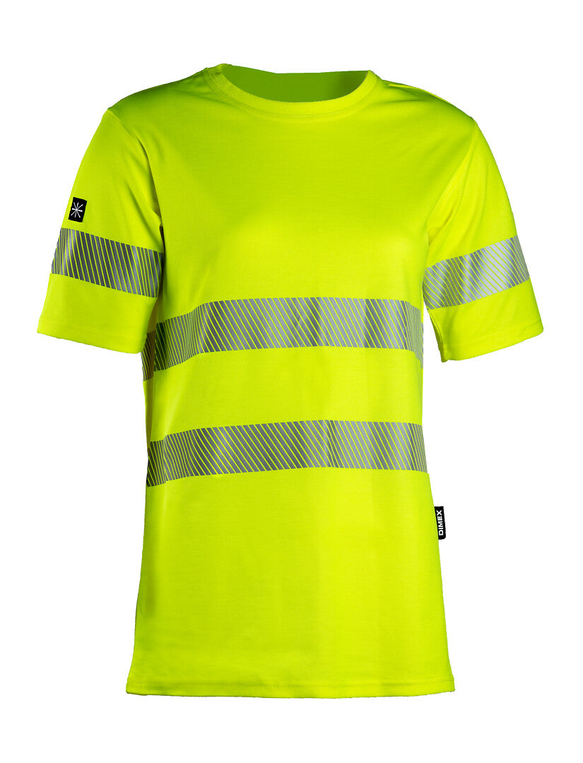 Naisten turva T-paita – 4481 - HV-keltainen