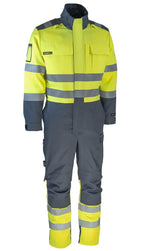 MultiChem haalari – 6443 - HV-keltainen/Harmaa