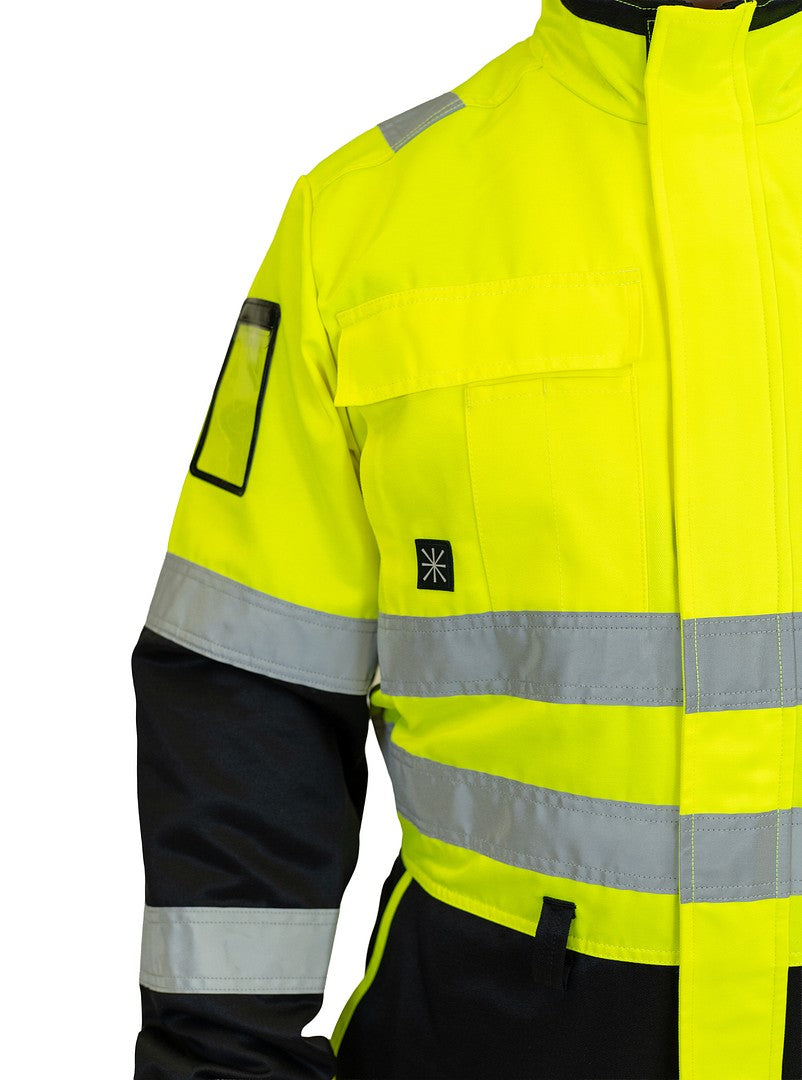 Turva haalari – 6211 - HV-keltainen/Musta