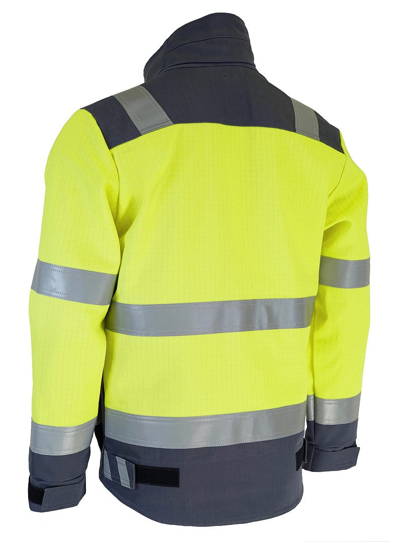MultiChem talvitakki – 6444 - HV-keltainen/Harmaa