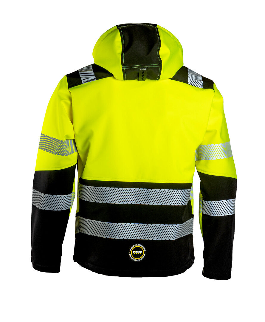 Turva softshelltakki, luokka 2 – 6099 - HV-keltainen