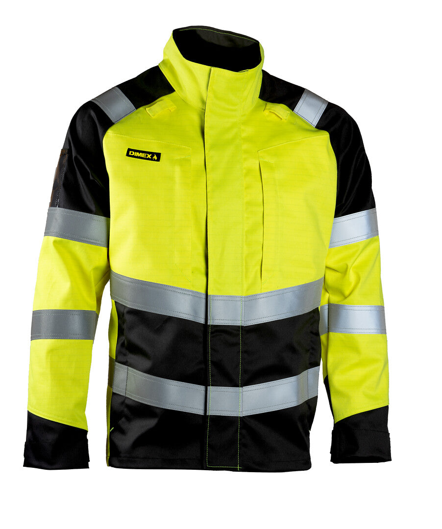 MultiStretch takki – 6124 - HV-keltainen/Harmaa
