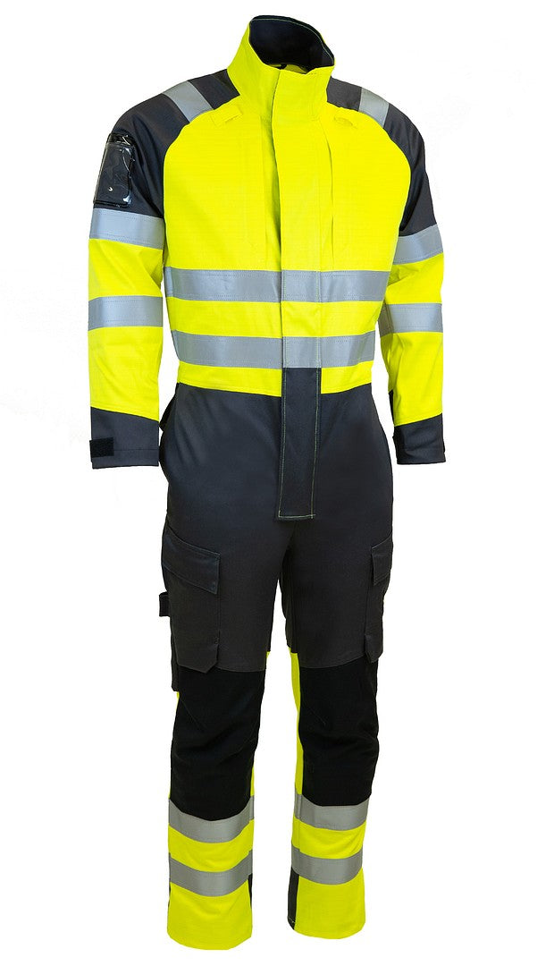 MultiStretch haalari – 6215 - HV-keltainen/Harmaa