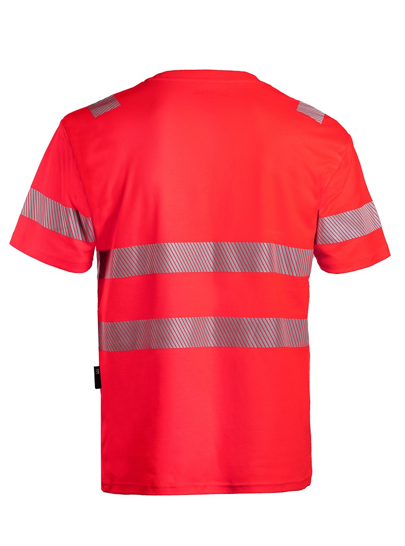 Turva T-paita – 4235 - HV-punainen