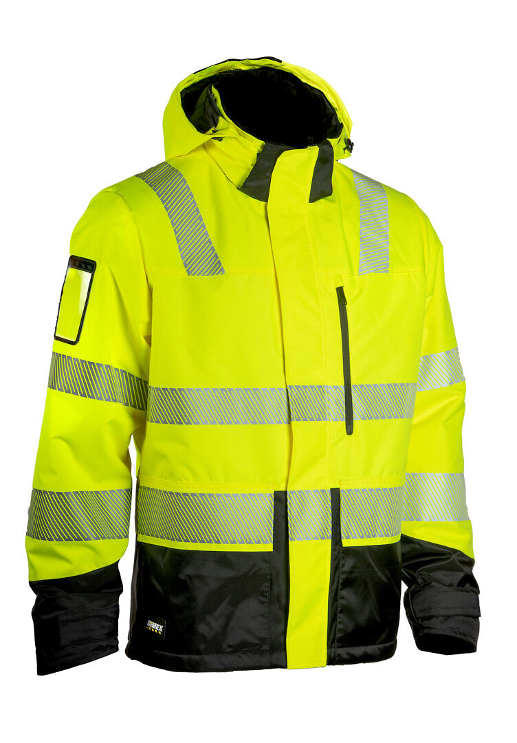 Turva talvikuoritakki – 6151 - HV-keltainen/Musta