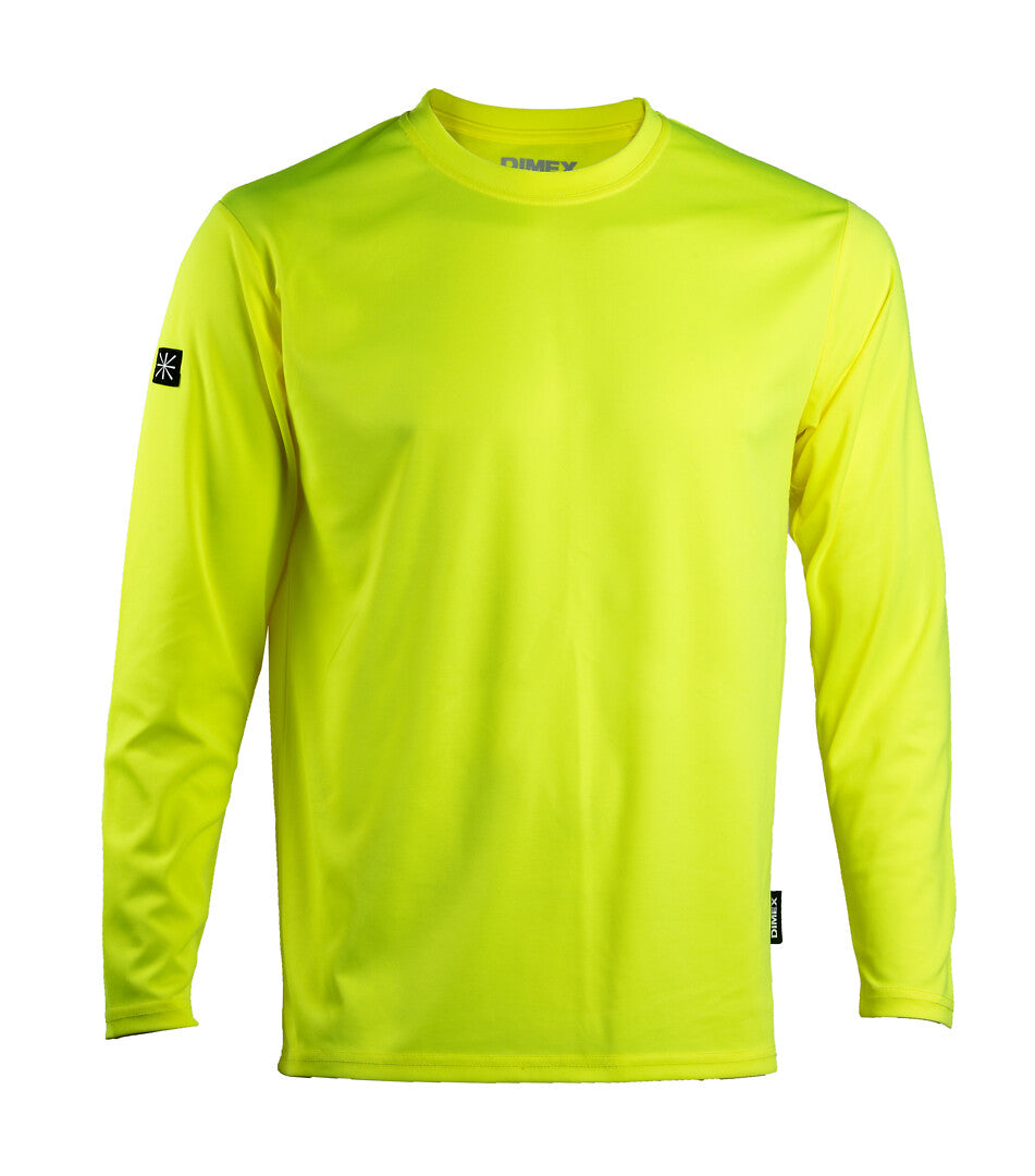Pitkähihainen T-paita – 4510 - HV-keltainen