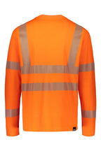 Turva T-paita, pitkähihainen – 4295 - HV-oranssi