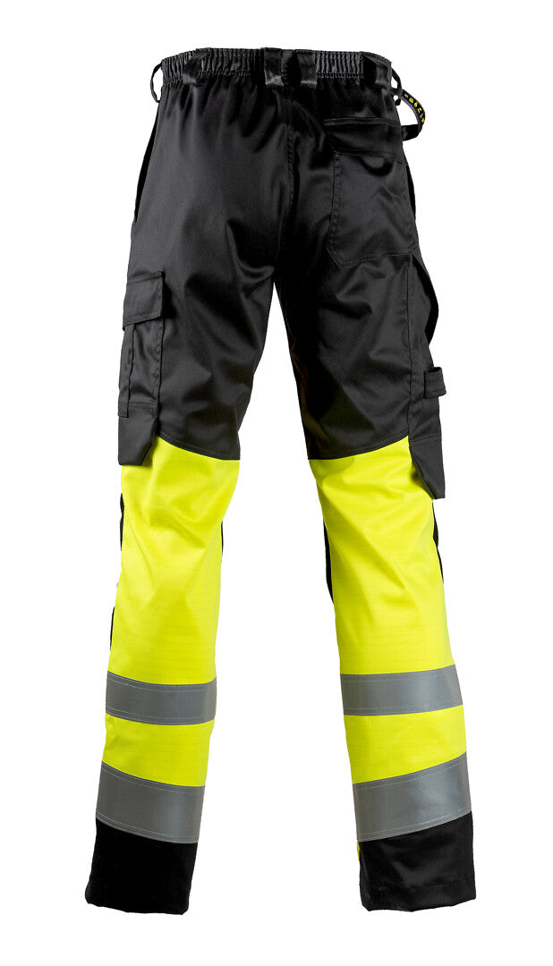 MultiStretch housut – 6112 - HV-keltainen/Harmaa