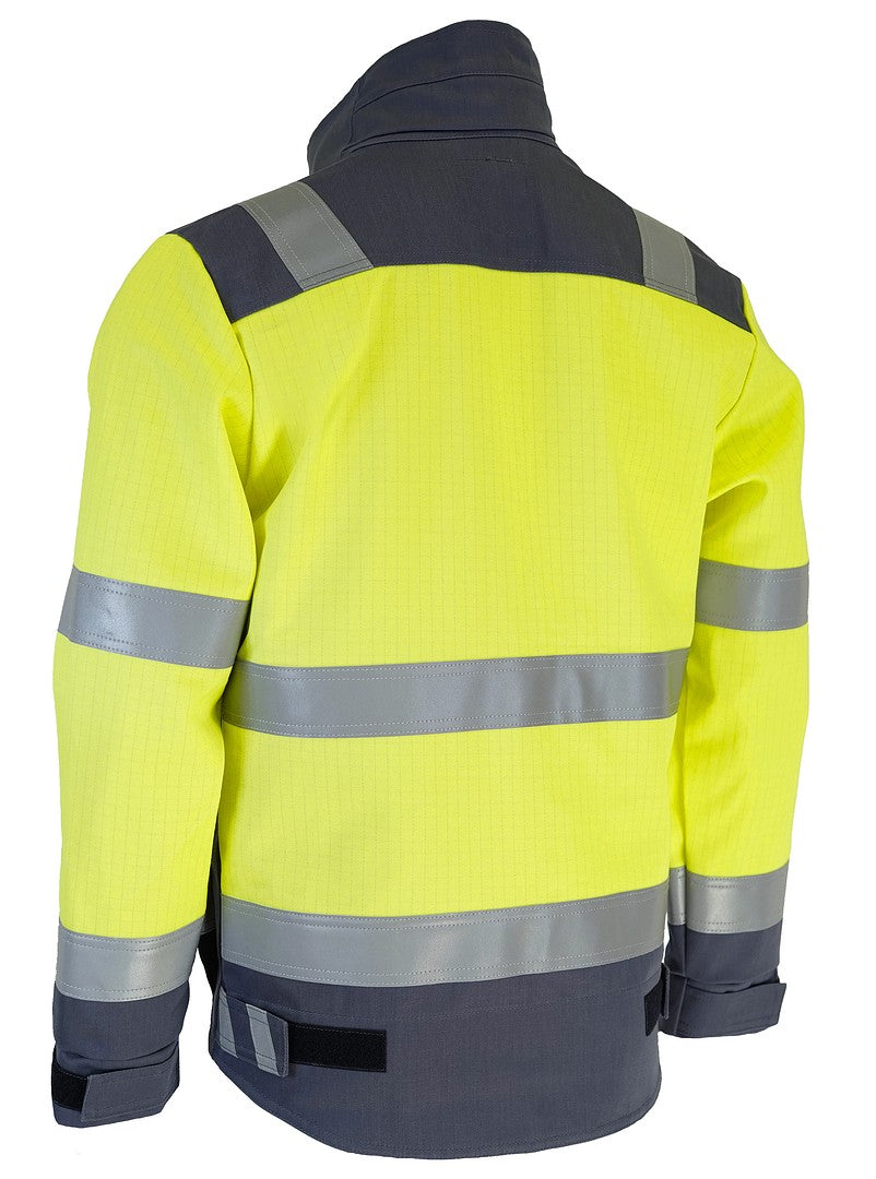 MultiChem takki – 6446 - HV-keltainen/Harmaa
