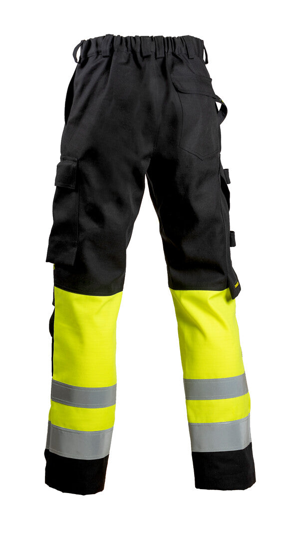 Multi housut – 6432 - HV-keltainen/Harmaa