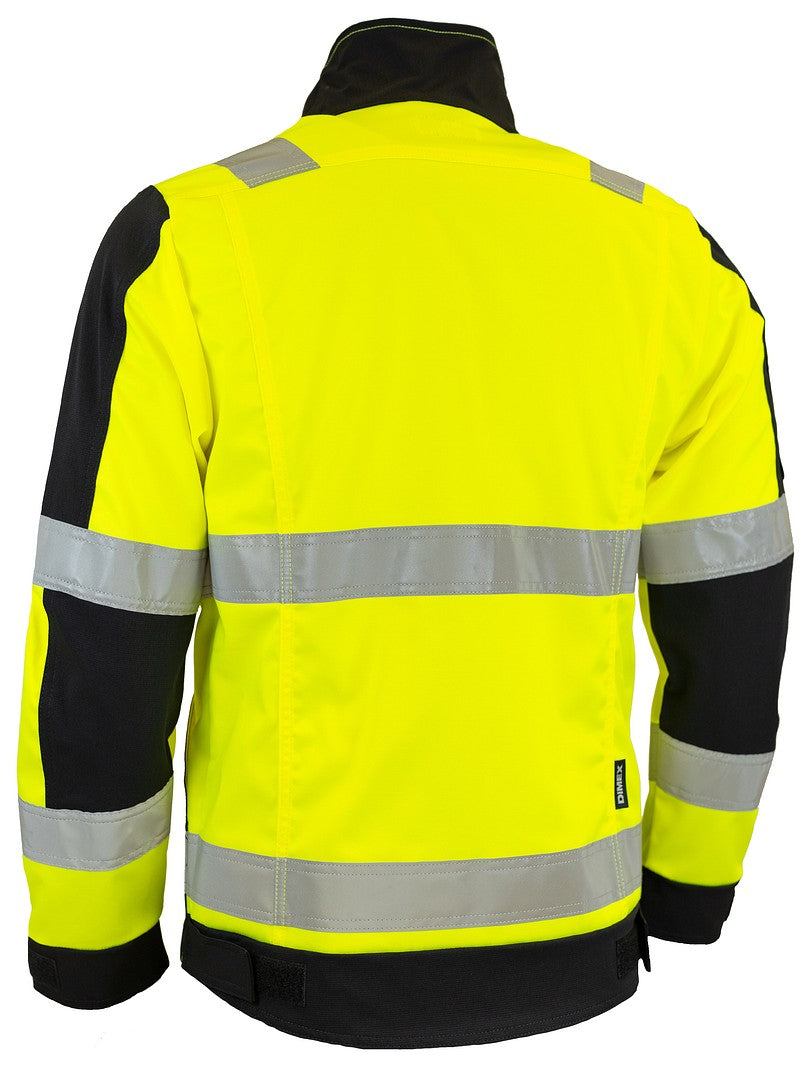 Turva stretch-takki – 6133 - HV-keltainen/Musta