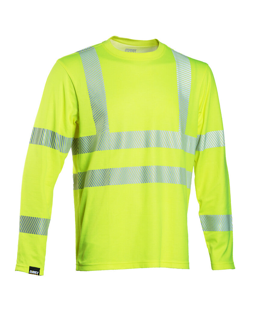 Turva T-paita, pitkähihainen – 4248 - HV-keltainen