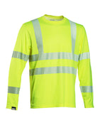Turva T-paita, pitkähihainen – 4248 - HV-keltainen