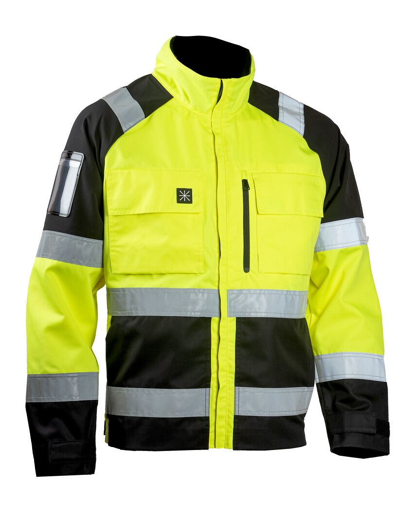 Turva takki – 6192 - HV-keltainen/Musta