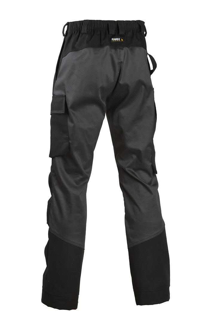 Palosuojatut stretch housut – 6123 - Harmaa/Musta