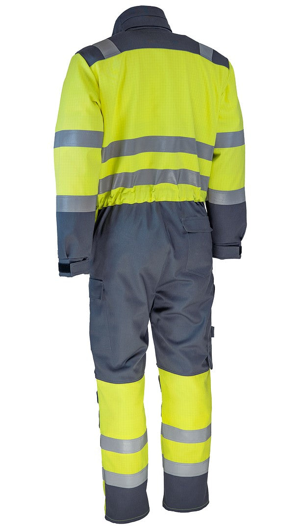 MultiChem haalari – 6443 - HV-keltainen/Harmaa