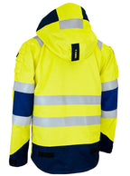MultiStretch Inherent takki – 6452 - HV-keltainen/Tummansininen