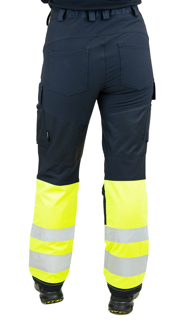 Naisten turvahousut – 6187 - HV-keltainen/Harmaa