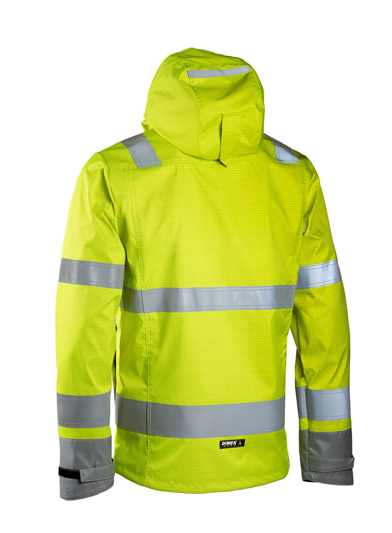 Multi kuoritakki – 6116 - HV-keltainen/Harmaa