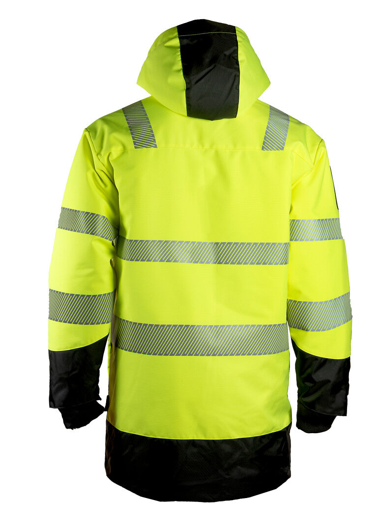 Turva talviparka – 6159 - HV-keltainen/Musta