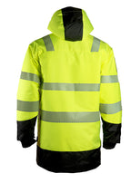 Turva talviparka – 6159 - HV-keltainen/Musta