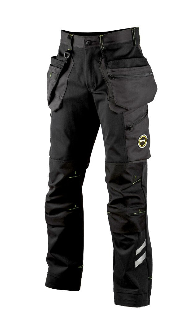 Superstretch normi RT-housut – 6086 - Musta/Harmaa