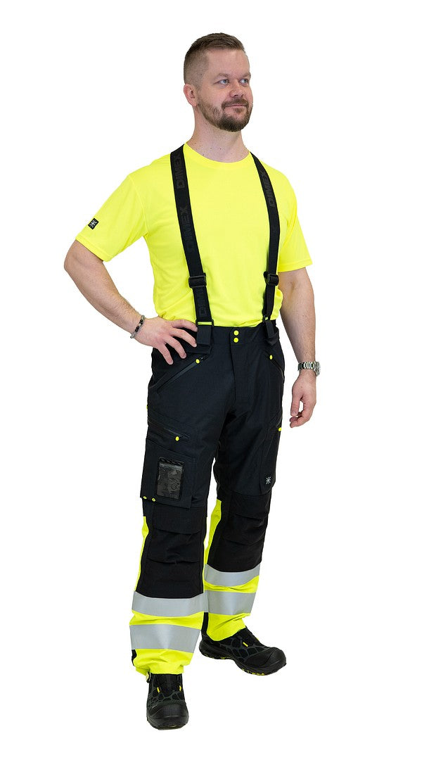 Turva kuorihousut – 6231 - HV-keltainen/Musta
