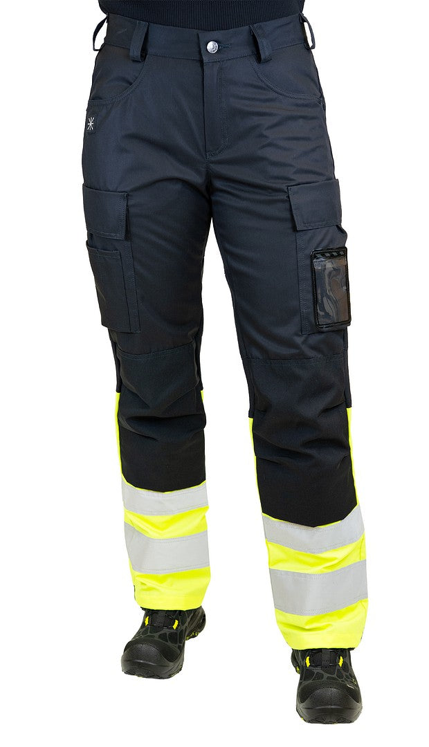 Naisten turvahousut – 6187 - HV-keltainen/Harmaa