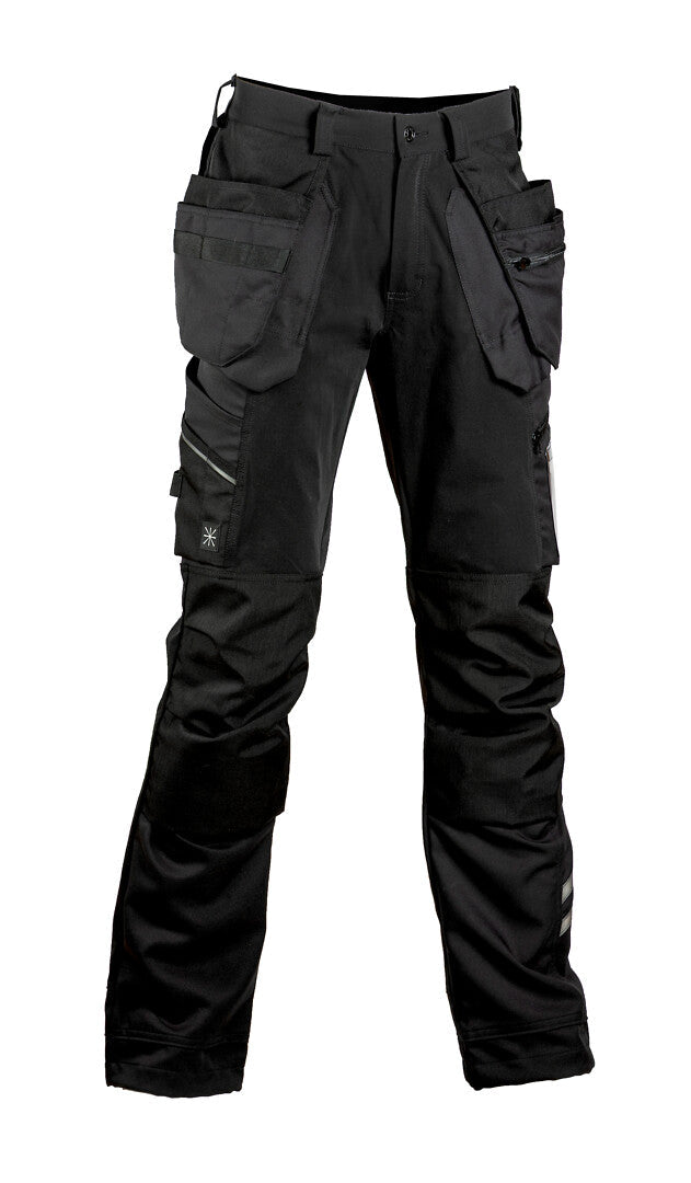 Stretch RT-housut D-mitoitus – 60862X - Musta/Harmaa