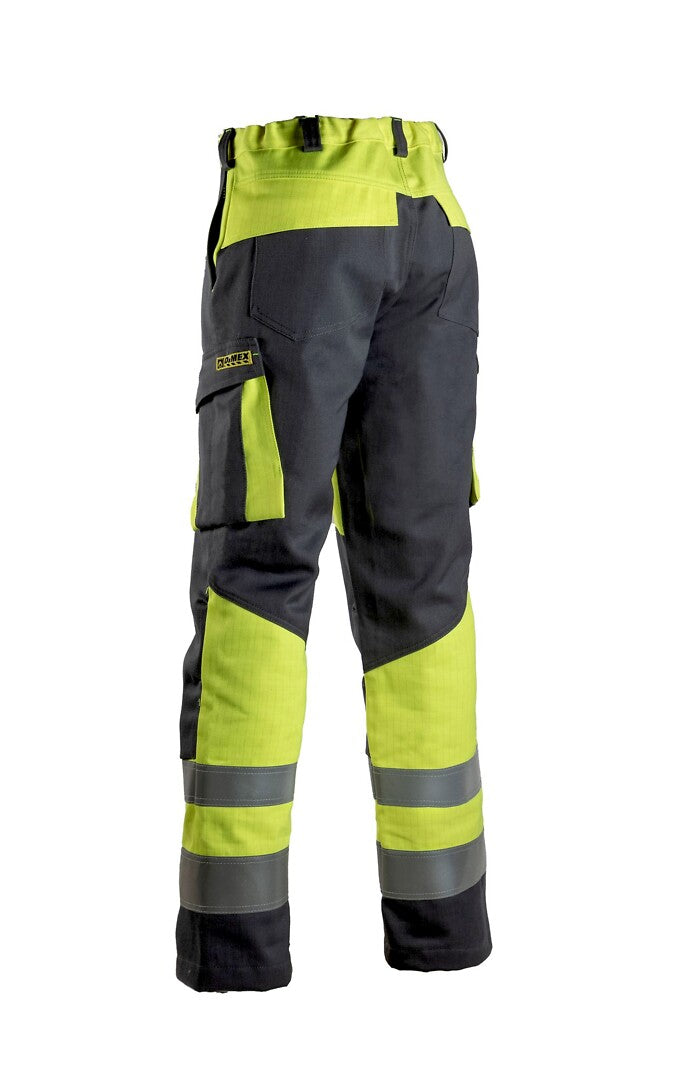 Naisten MultiChem housut – 2335M - HV-keltainen/Harmaa